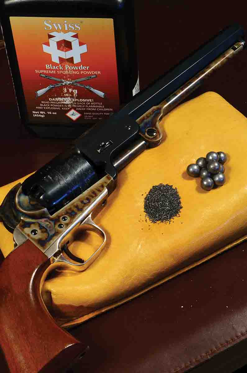The Colt 1851 Navy’s .36 caliber (actually .375) became a favorite of lawmen, soldiers and civilians alike.